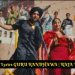 IN LOVE Lyrics GURU RANDHAWA