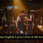 Jaane Jaana English Lyrics