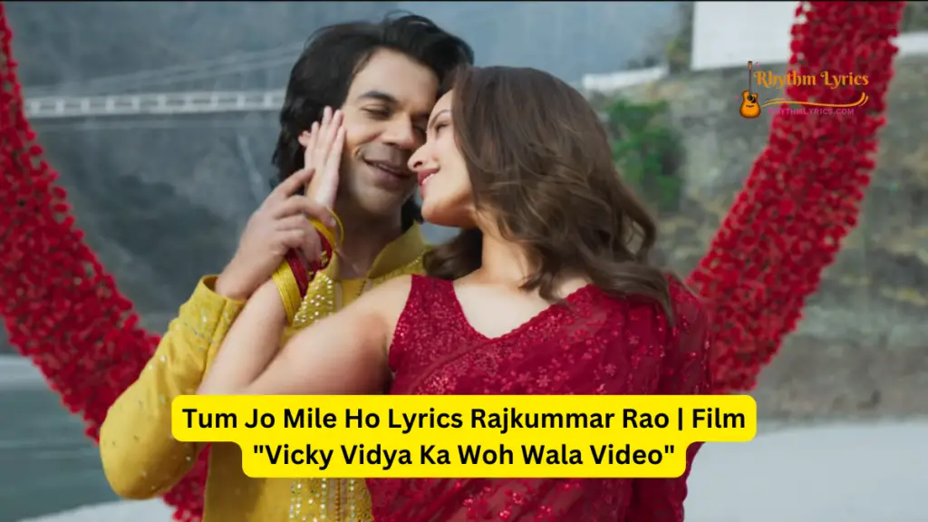 Tum Jo Mile Ho Lyrics Rajkummar Rao