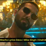 Bhasad Macha Lyrics Deva