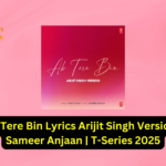 Ab Tere Bin Lyrics Arijit Singh Version