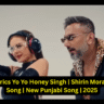 Mashooqa Lyrics Yo Yo Honey Singh