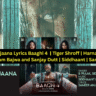 Marjaana Lyrics Baaghi 4