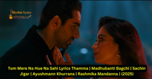 Tum Mere Na Hue Na Sahi Lyrics Thamma